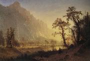Sunris,Yosemite Valley Bierstadt Albert